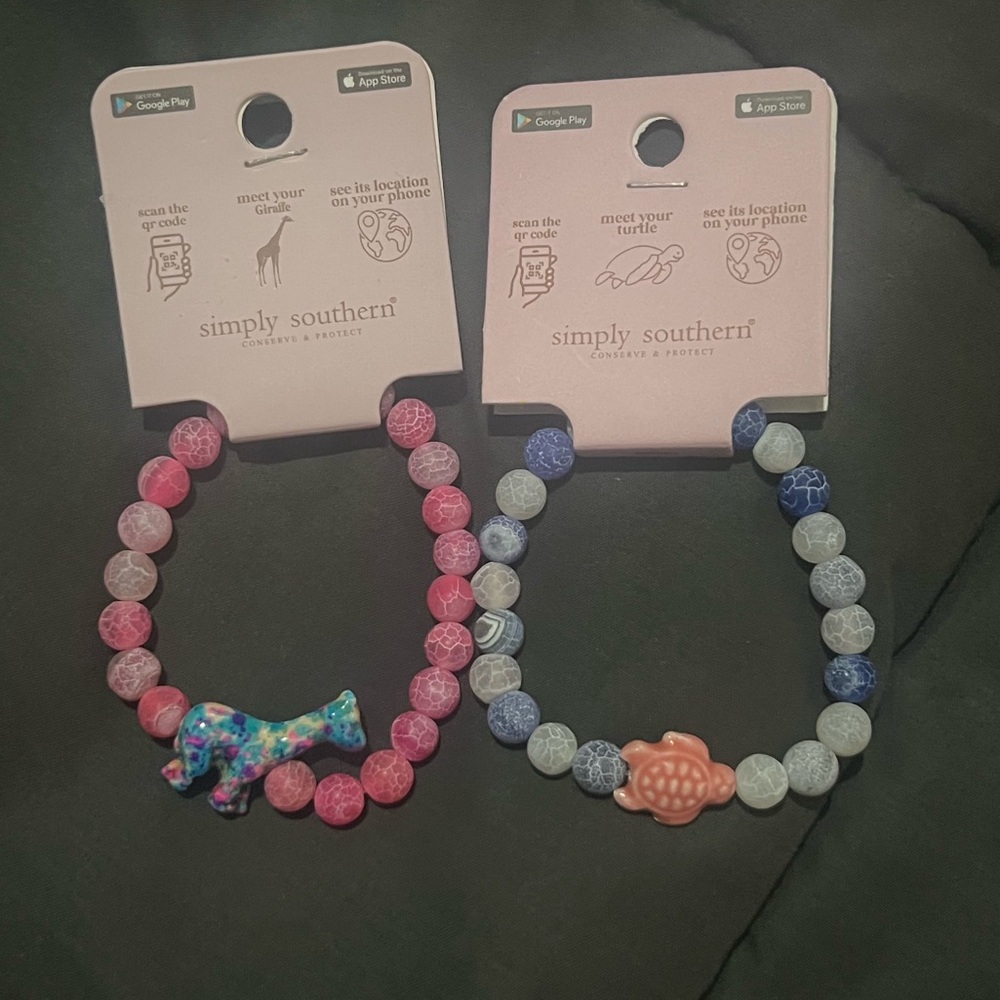 Simply Southern Bracelets Turtle and Giraffe